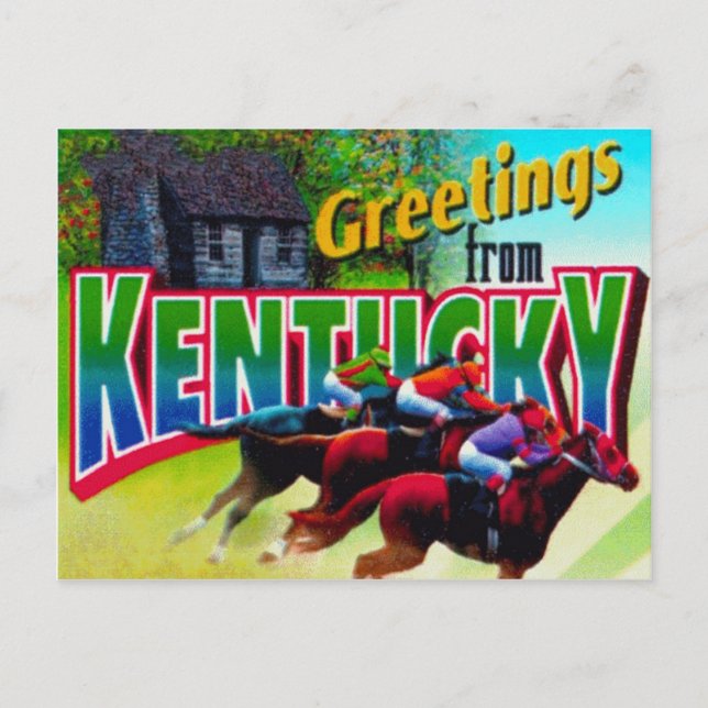 Kentucky Postcard Vykort (Framsida)