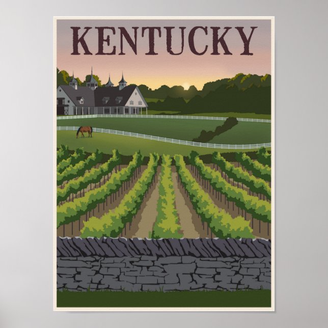 Kentucky-reseaffisch Poster (Framsidan)