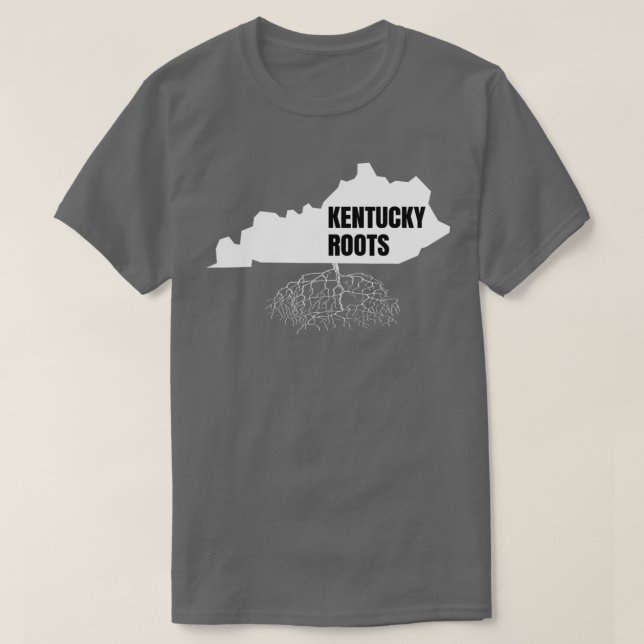 Kentucky Roots Bluegrass Underbar State of Kentuck T Shirt (Design framsida)