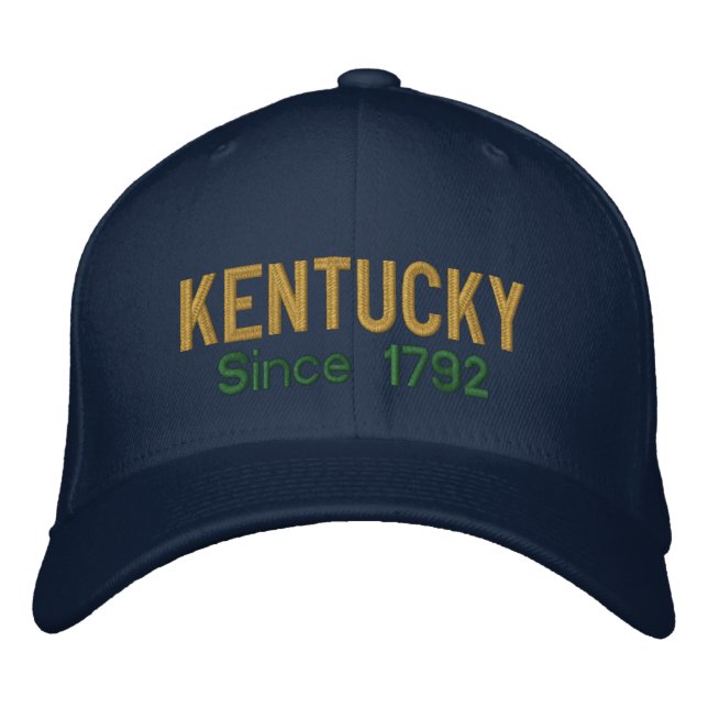 Kentucky sedan 1792 Cap Broderad Keps (Framsida)