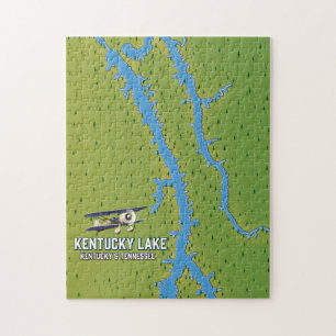 Kentucky Sjö USA Karta Pussel