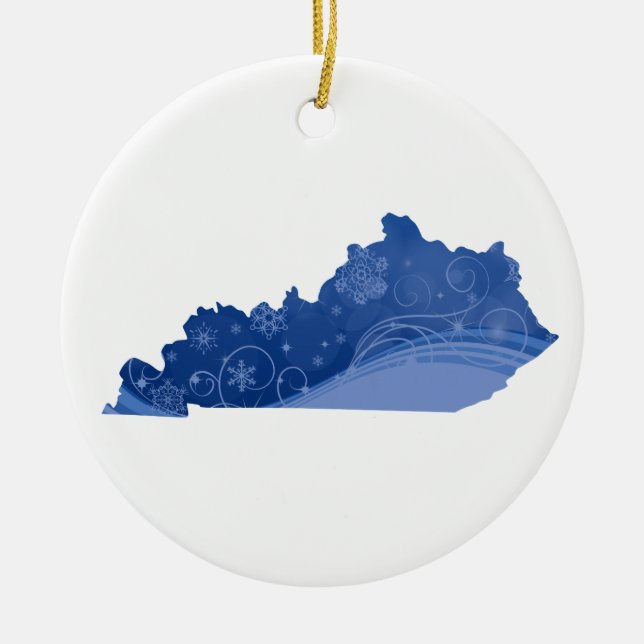 Kentucky Snöflingor ornament (Framsidan)