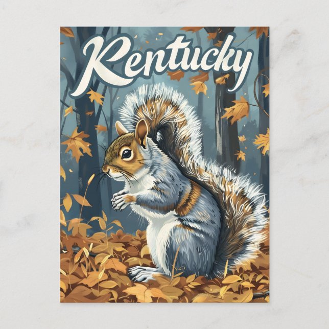 Kentucky Squirrel Vykort (Framsida)