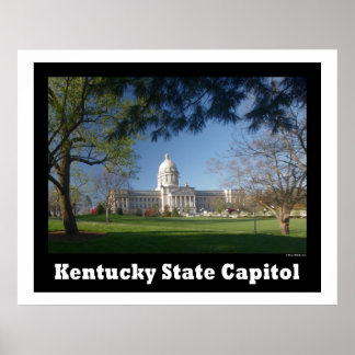 KENTUCKY STATE HUVUDSTAD POSTER