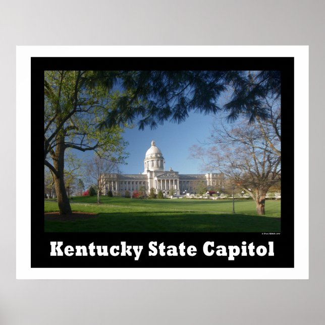 KENTUCKY STATE HUVUDSTAD POSTER (Framsidan)