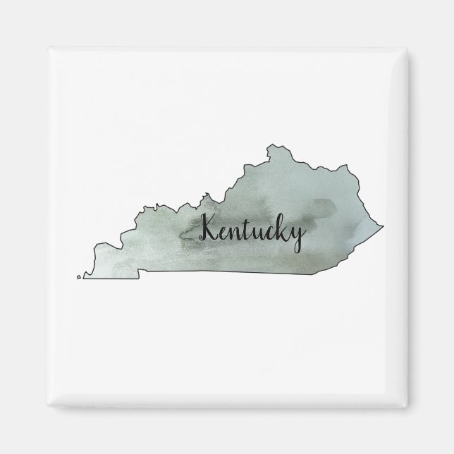 Kentucky State Illustration Magnet (Framsidan)
