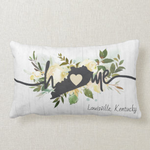 Kentucky State-Personlig din hemstad Rustic Lumbarkudde