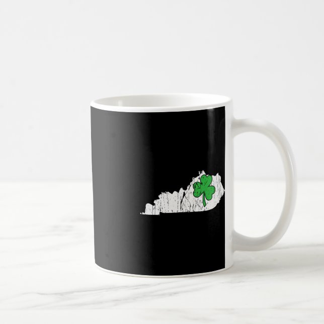 Kentucky State St. Patrick's Day Kentucky Grönt Sh Kaffemugg (Höger)