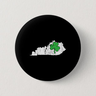 Kentucky State St. Patrick's Day Kentucky Grönt Sh Knapp