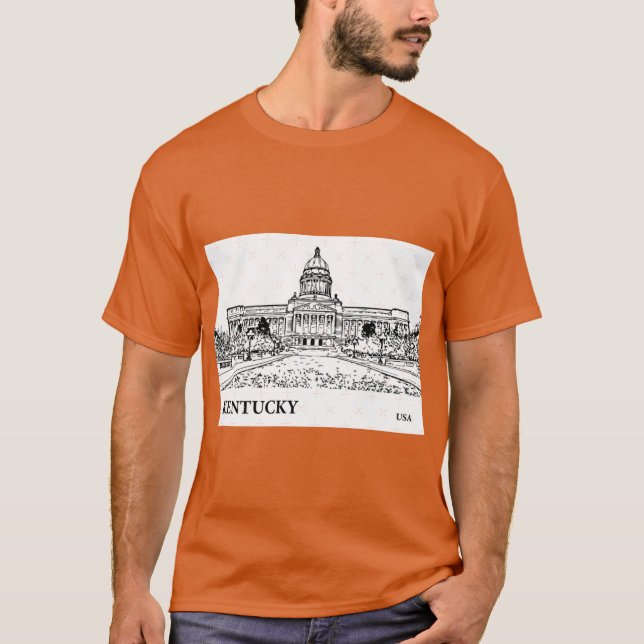 Kentucky State USA T Shirt (Framsida)