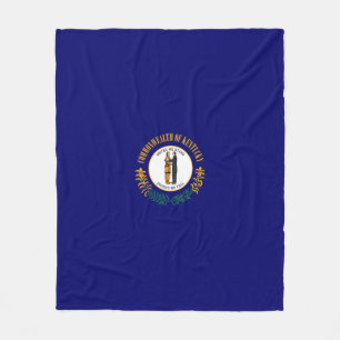 Kentucky Statlig flagga Design Fleecefilt