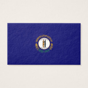Kentucky Statlig flagga Design Visitkort