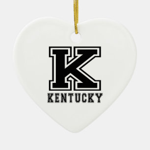 Kentucky statliga designer julgransprydnad keramik