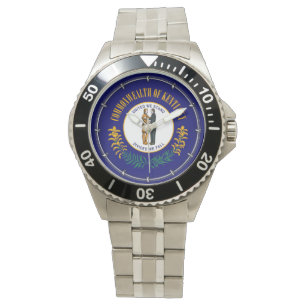 Kentucky Statsflaggans Design Armbandsur