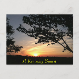 kentucky sunset vykort