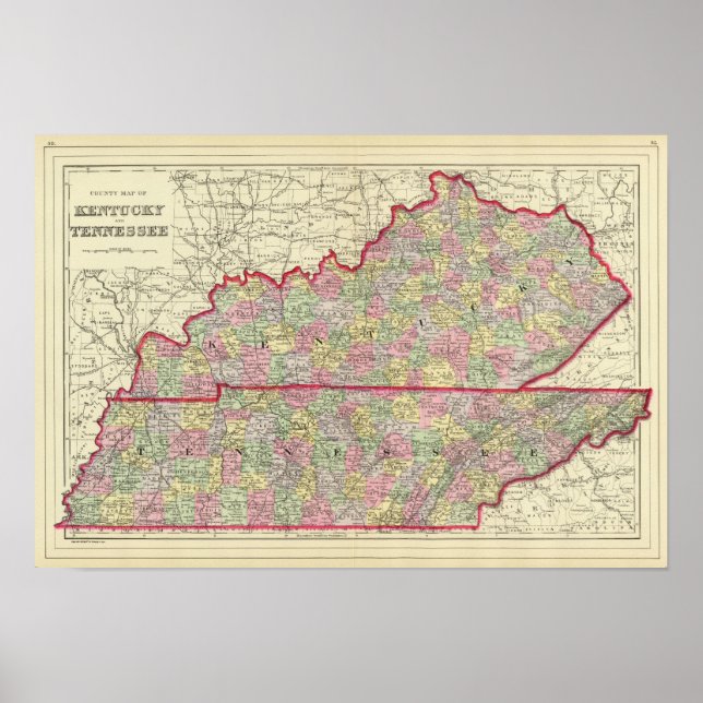 Kentucky, Tennessee 3 Poster (Framsidan)