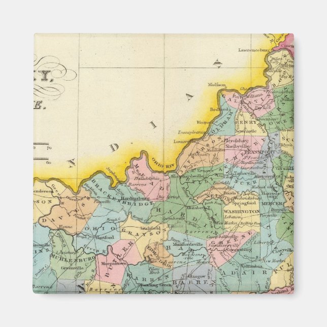 Kentucky, Tennessee 4 Magnet (Framsidan)