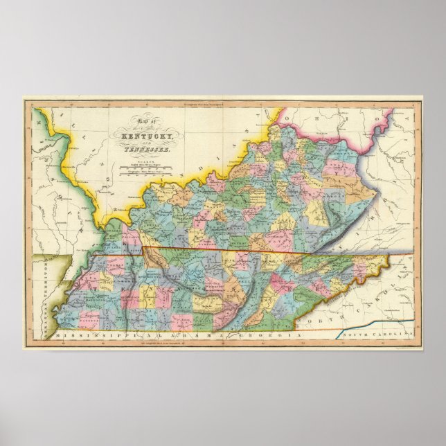 Kentucky, Tennessee 4 Poster (Framsidan)