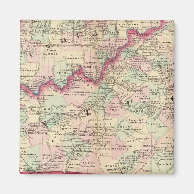 Kentucky, Tennessee Magnet (Framsidan)
