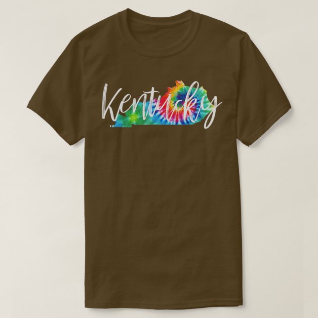Kentucky Tie Dye T Shirt (Design framsida)