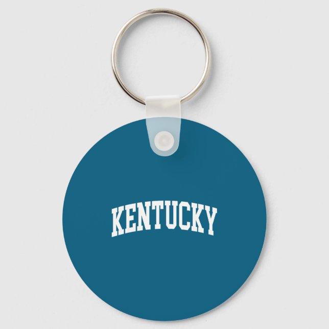 Kentucky - tillbakablick design - klassisk  nyckelring (Framsida)