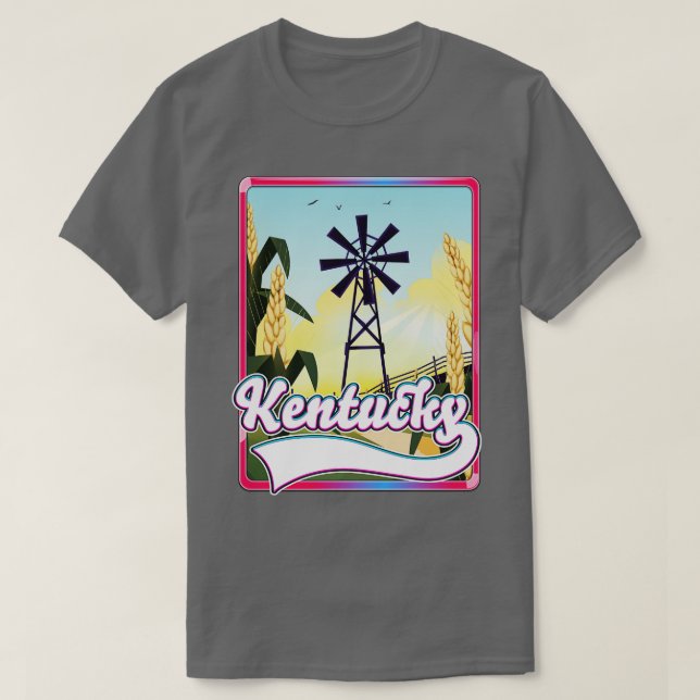 Kentucky Travel-vykort T Shirt (Design framsida)