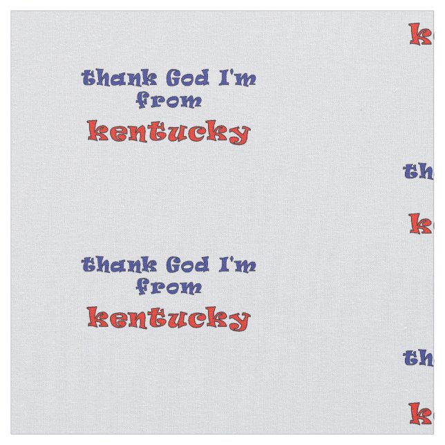 Kentucky Tyg (Närbild)