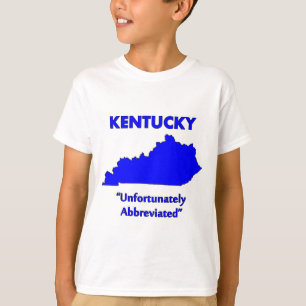 Kentucky - Tyvärr Förkortat T Shirt