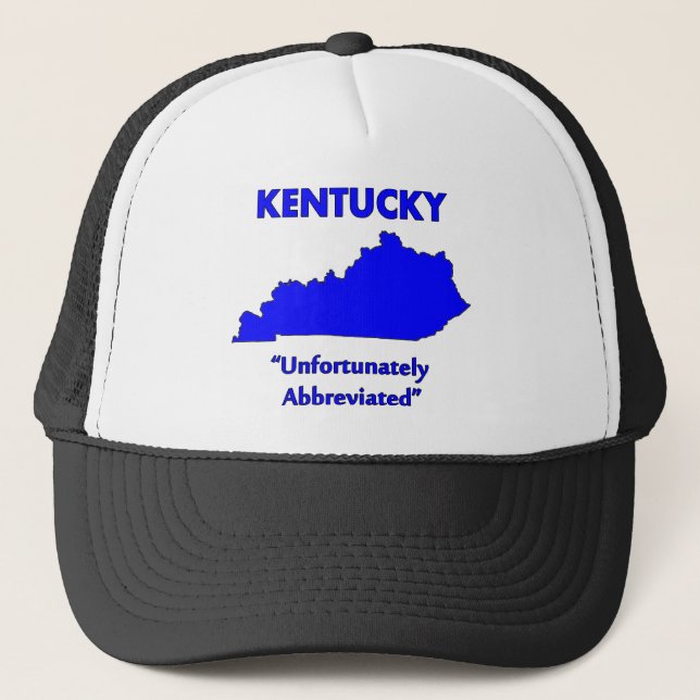 Kentucky - Tyvärr Förkortat Truckerkeps (Framsida)