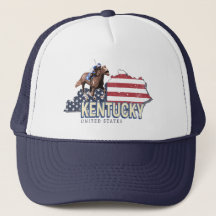 Kentucky United Stater Retro State Karta Vintage U