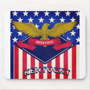 Kentucky USA flagga Musmatta