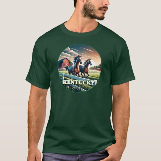 Kentucky USA T Shirt (Framsida)
