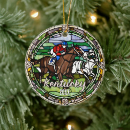 Kentucky Vacation Souvenir Julgransprydnad Keramik