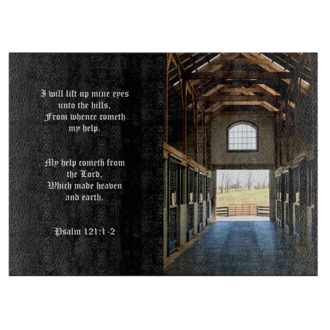 Kentucky View från Barn, Psalm 121:1-2 (Framsidan)