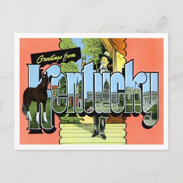 Kentucky Vintage Big Brev vykort (Framsida)