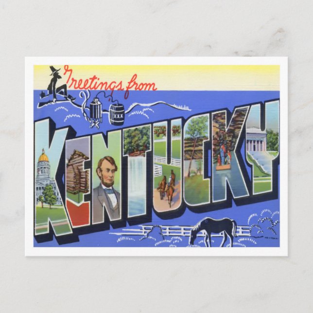 Kentucky Vintage Big Brev vykort (Framsida)