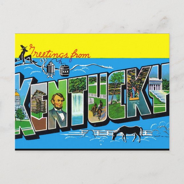 Kentucky Vintage vykort (Framsida)
