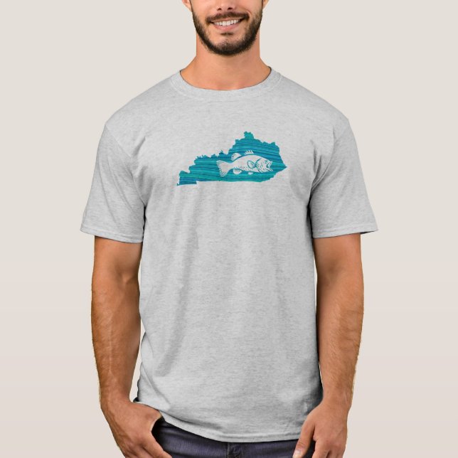 Kentucky Wave Fishing T Shirt (Framsida)