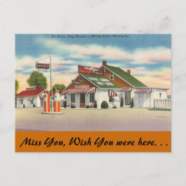 Kentucky, Ye Olde Hund House, Horse Cave Vykort