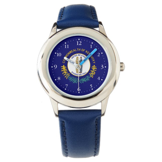 Kentuckys delstatsflagga armbandsur (Framsida)