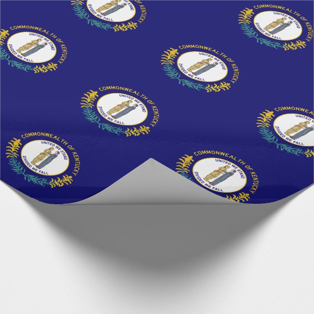 Kentuckys delstatsflagga presentpapper (Hörn)