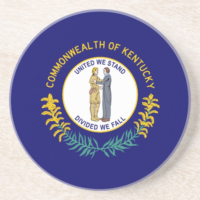 Kentuckys delstatsflagga underlägg (Framsidan)