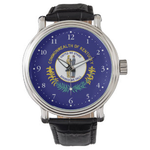 Kentuckys statsflagga armbandsur