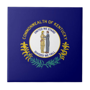 Kentuckys statsflagga kakelplatta