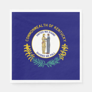 Kentuckys statsflagga pappersservett