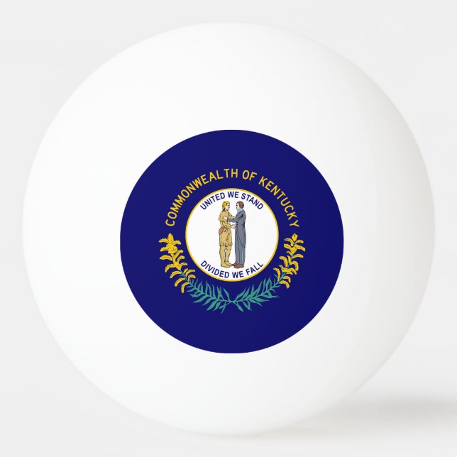 Kentuckys statsflagga pingisboll (Framsidan)