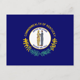 Kentuckys statsflagga vykort