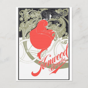 Kenwood Bicycles Art nouveau Vykort