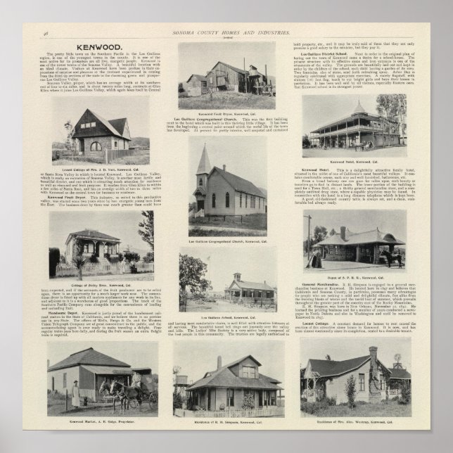 Kenwood, California Poster (Framsidan)