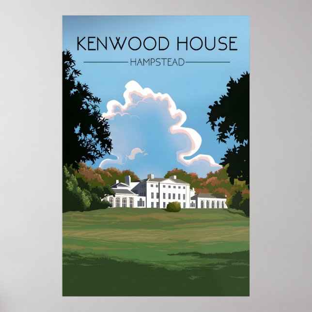 Kenwood House London Reseskylt Poster (Framsidan)